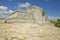 Mayan ruins of Ruinas de Tulum (Tulum Ruins) in Quintana Roo, Yucatan Peninsula, Mexico. El Castillo is pictured in the background