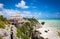 Mayan Ruins of Tulum, Yucatan, Mexico.