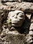 Mayan Skull Stone Sculpture