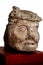 Mayan stone carving `Old Man`, CopÃ¡n