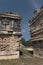 Mayan stone reliefs in Chichen Itza, Yucatan, Mexico,