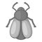 Maybug icon, cartoon style