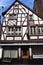 Mayen, Germany - 05 12 2022: Cafe Alt Mayen, sadly closed, meval architecture
