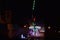 Mayen, Germany - 10 17 2023: Lights of the Lukasmarkt outside the city walls