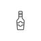 Mayonnaise bottle outline icon