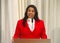 Mayor London Breed speaking at Nowruz celebration