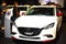 Mazda 3 speed at Manila International Auto Show in Pasay, Philippines