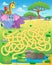 Maze 16 with tropical animals