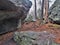 Maze of Boulders at Hanging Rock State Park