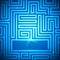 Maze-bright-light-dark-blue-background