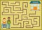 Maze game for children. Help mommy dinosaur to get to baby dinosaur.