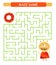 Maze game for children. Help the monster to find the exit.