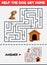 Maze Game: Help the dog get home