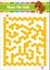 Maze. Game for kids. Funny labyrinth. Education developing worksheet. Activity page. Puzzle for children. Riddle for preschool.