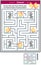 Maze game with mice and cheese