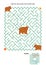 Maze game - mother bear and her cubs