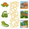 Maze game (turtle, snake, iguana and habitat)