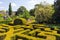 The Maze, Hampton Court, Herefordshire, England.