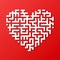 Maze heart