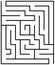 Maze illustration. Labyrinth vector