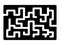 Maze, labirynth vector symbol icon design.