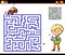 Maze or labyrinth activity task