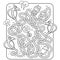 Maze or Labyrinth Game for Preschool Children. Puzzle. Tangled Road.  Coloring Page Outline Of Cartoon Snakes with sweets.