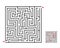 Maze and labyrinth game, vector design on white