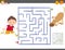 Maze leisure activity game