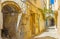 The maze of Medina backstreets, Bizerte, Tunisia