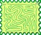 Maze number five with postage stamp style border