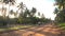 Mbabane, Swaziland - 6 June 2016 : Dirt road in African village