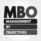 MBO - Management By Objectives acronym