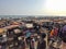 MBour, Senegal- April 25 2019: Unidentified Senegalese men and women at the fish market in the port city near Dakar. There are