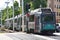 MBTA Green Line Surface-Level Trolley at Northeastern University in Boston