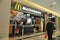 Mc Donald`s restaurant exterior view Turin Italy June 3 2021