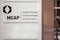 MCAP logo on their main office in Toronto, Ontario. MCAP is a Canadian Mortgage Financing company specialized in loans