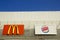 McDonald\'s and Burger King Signboards