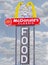 McDonald\'s Classic Restaurant Food Sign