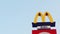 McDonald`s drive-thru open 24h logo sign, fast food chain