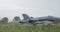McDonnell Douglas F-18 Hornet Spanish Air Force Landing in Rain