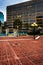 McKeldin Square and buildings in downtown Baltimore, Maryland.