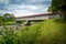 McVetty-McKenzie covered bridge made of wood and dating from 1893 is located in Gould, Lingwick, Estrie, Quebec Canada