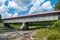 McVetty-McKenzie covered bridge over the river Au Saumon, Estrie, Quebec, Canada
