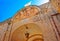 Mdina, Malta - April 4, 2014: Gate archway with lantern in Mdina, Malta