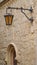 Mdina - MALTA. Street lights in the ancient medieval city of Mdina. Mdina is a popular tourist destination in Malta.