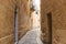 Mdina the traditional old town with cobblestone streets, lanterns, peeled buildings, in Malta. Perfect destination for vacation an