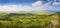 Meadow and coast, Sea of Japan, Primorye, panorama