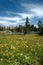 Meadow, Lake, and Sky