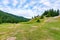 Meadow near the Maly Rozsutec mountain. Target for tourist with space for rest